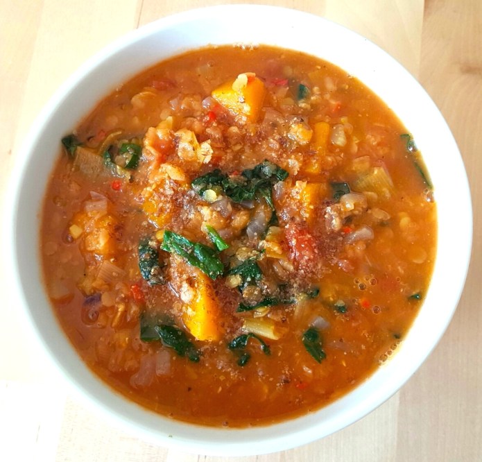 Kale lentil flaxsoup 7