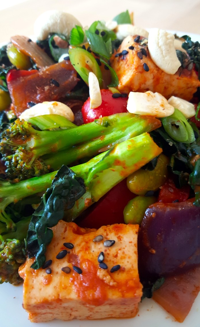 Korean tofu 5 with cashew
