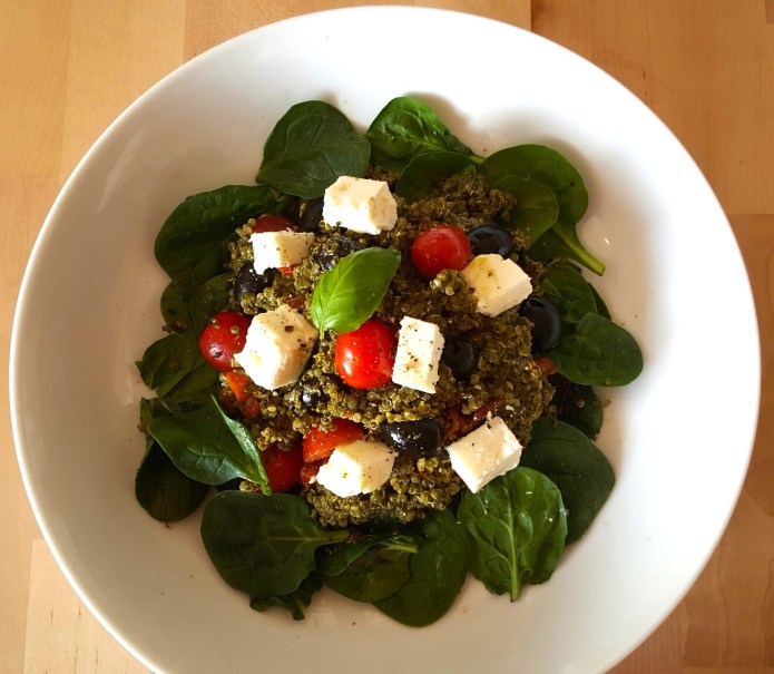 Pesto quinoa 1 Feta