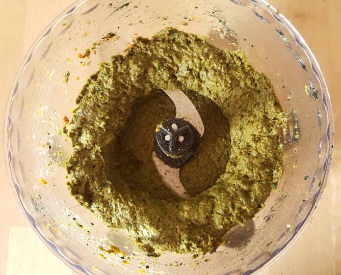 Quinoa pesto prep