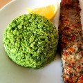 Broccoli rice with&nbsp;salmon