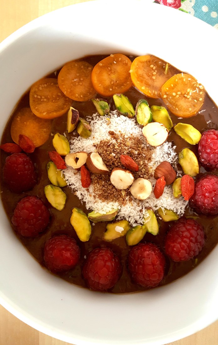 Cacaco wheatgrass smoothie bowl 9