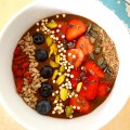 Cacao wheatgrass smoothie bowl&nbsp;29