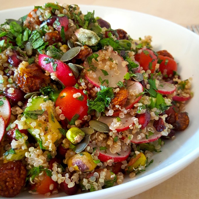 Middle Eastern salad with goldenberries 14