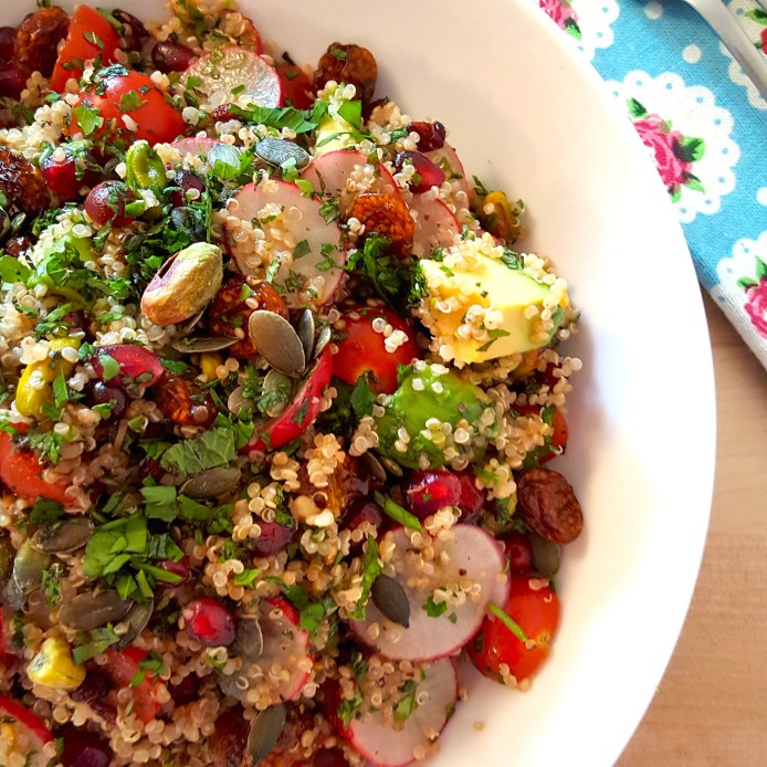 Middle Eastern salad with goldenberries 17
