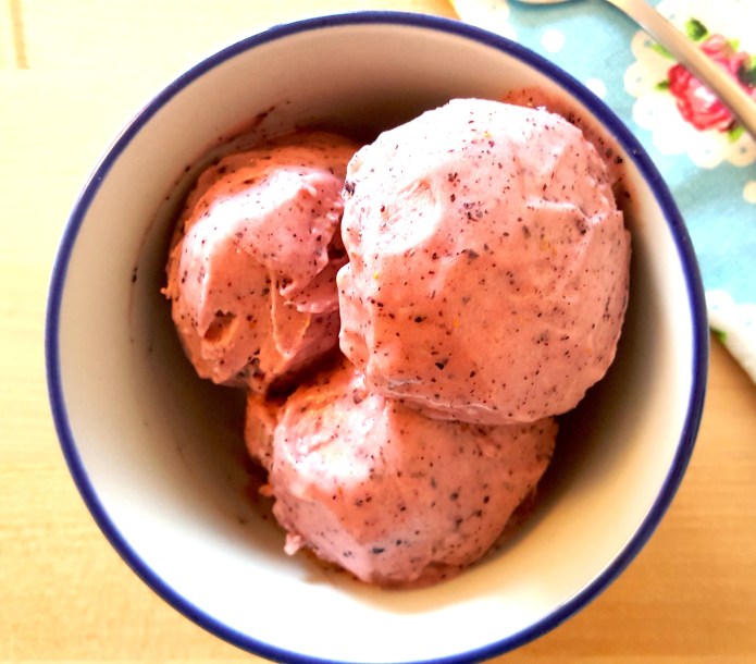 Blueberry ice cream 1