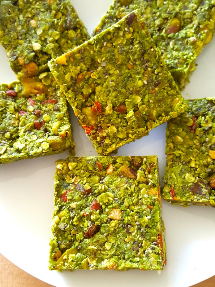 Green tea oat bar 8