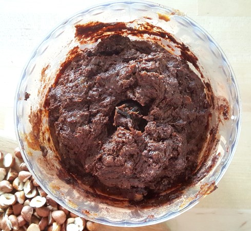 Hazelnut fudge prep 4