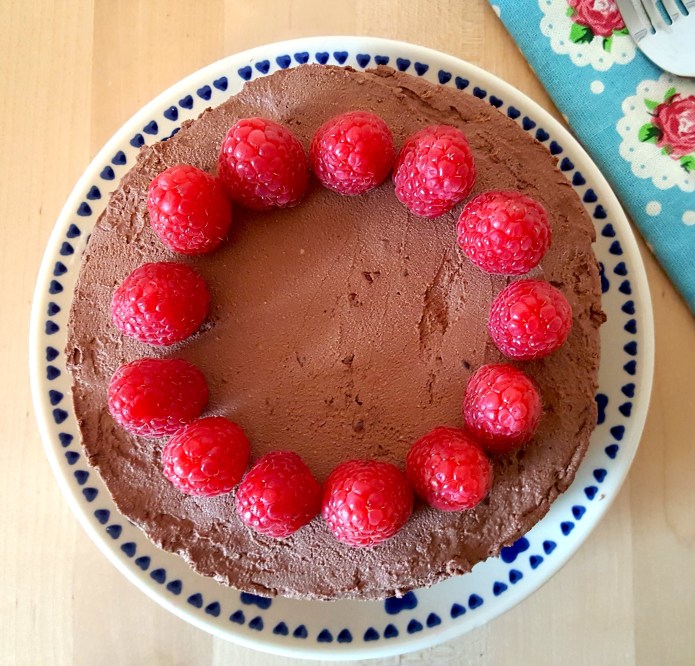 Choc tart raspberry 22