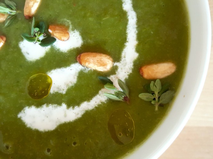Pea and kale soup 10