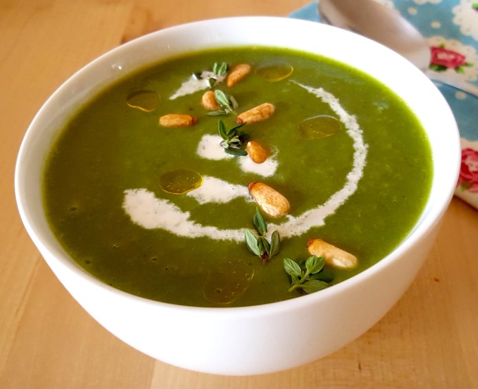Pea and kale soup 16