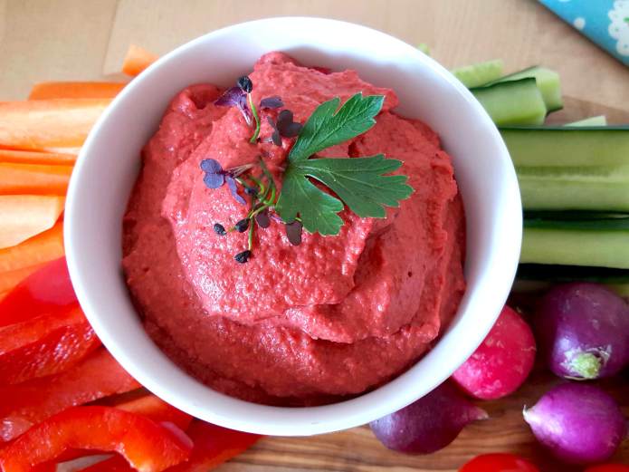 Beetroot hummus 20