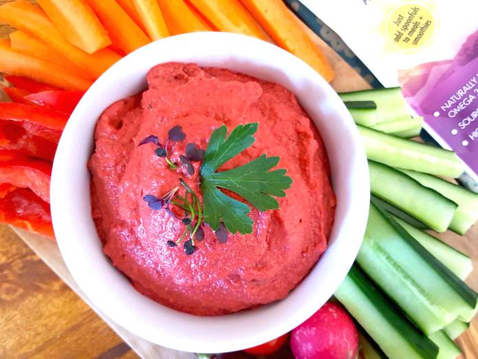 Beetroot hummus 25