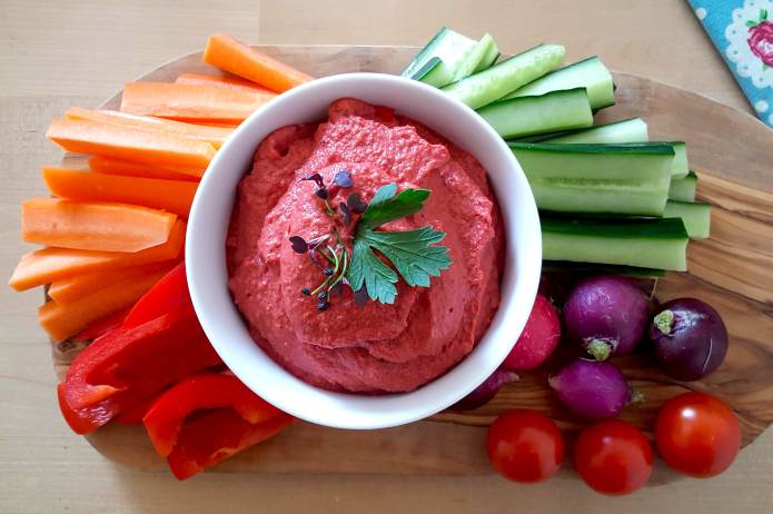 Beetroot hummus 7