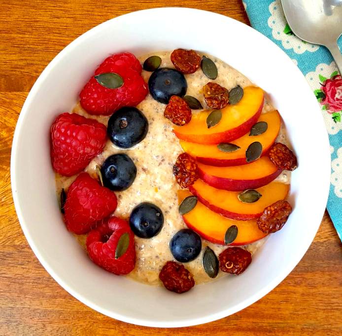 Peach goldenberry oats 25