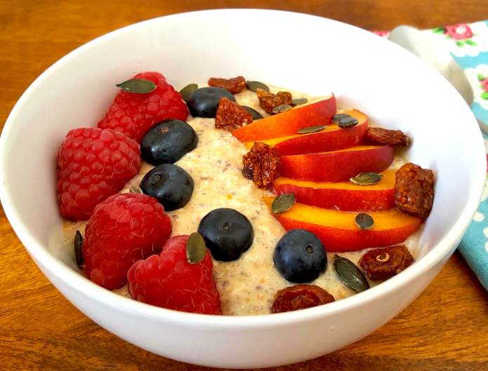 Peach goldenberry oats 37