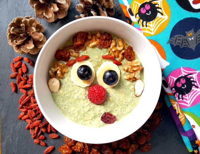 Green tea Halloween 1