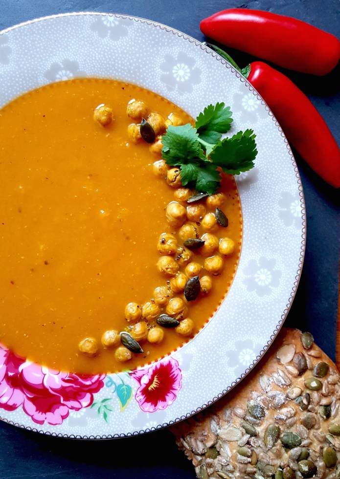 Curried carrot soup 24
