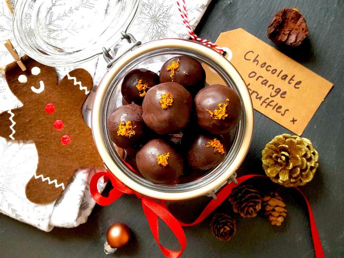 Choc orange truffles 16