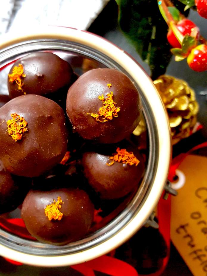 Choc orange truffles 26
