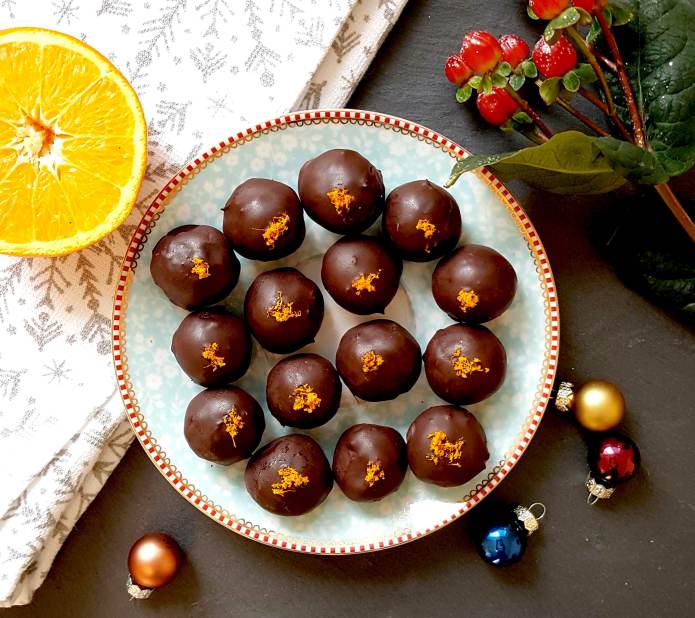 Choc orange truffles 4