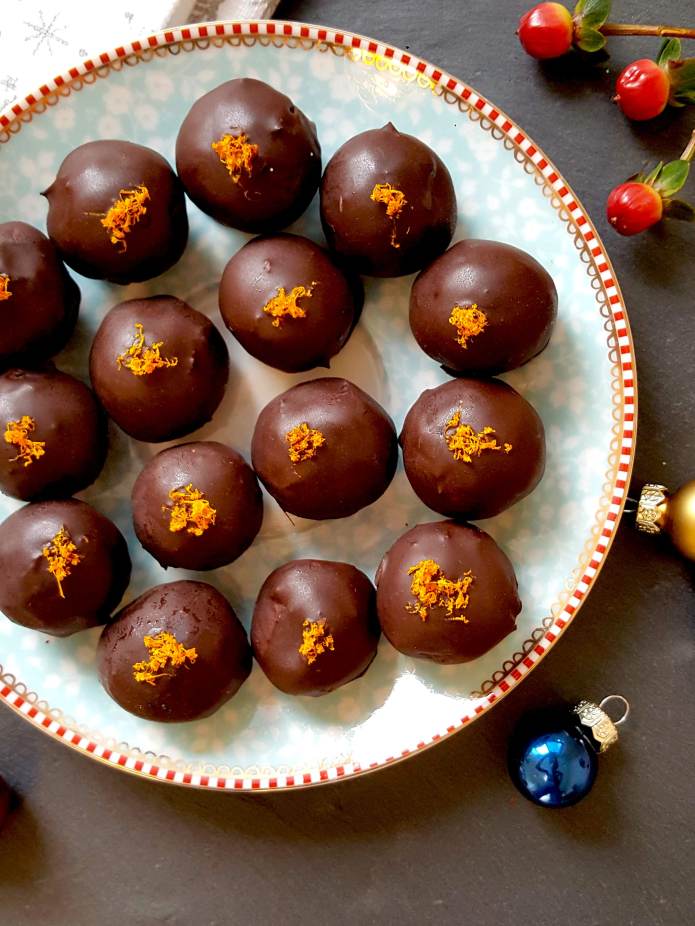 Choc orange truffles 5
