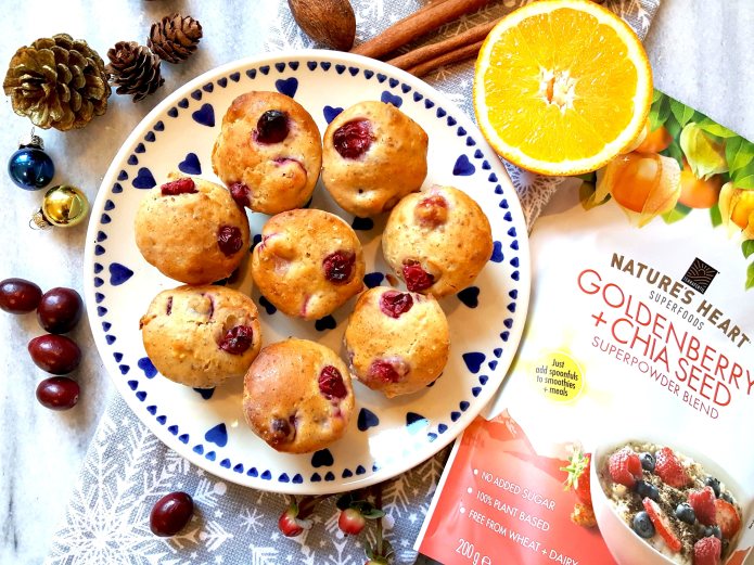 Orange cranberry muffins 14