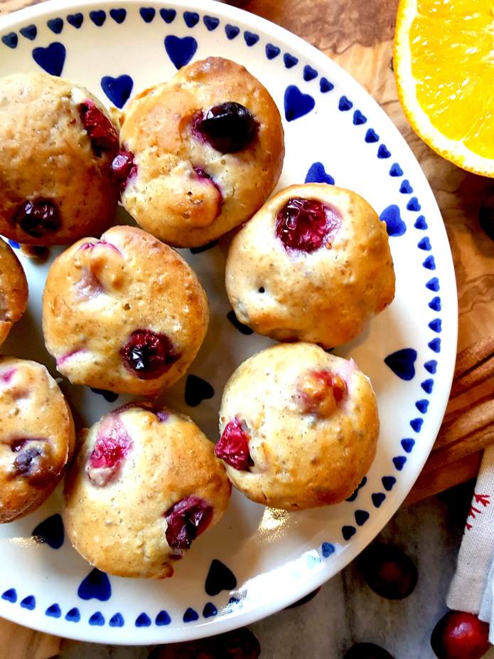 Orange cranberry muffins 6