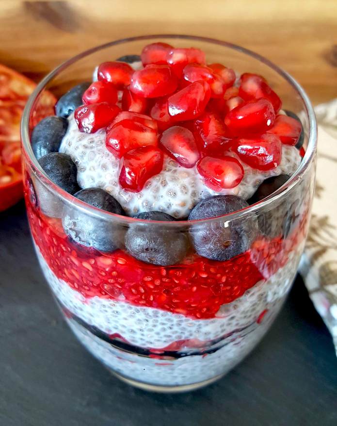 pomegranate chia pudding 2