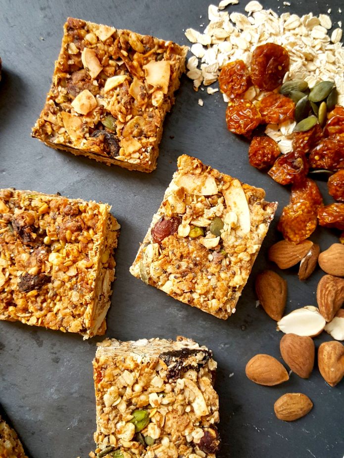 Cinnamon granola bars 16