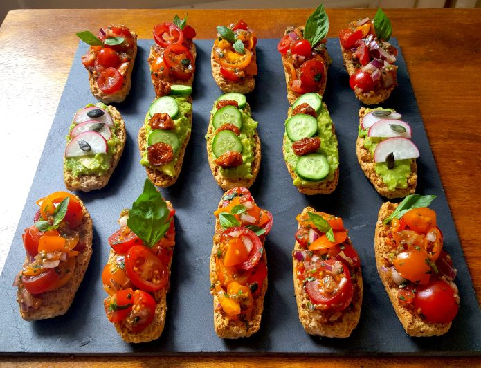 Tomato salsa bruschetta 5